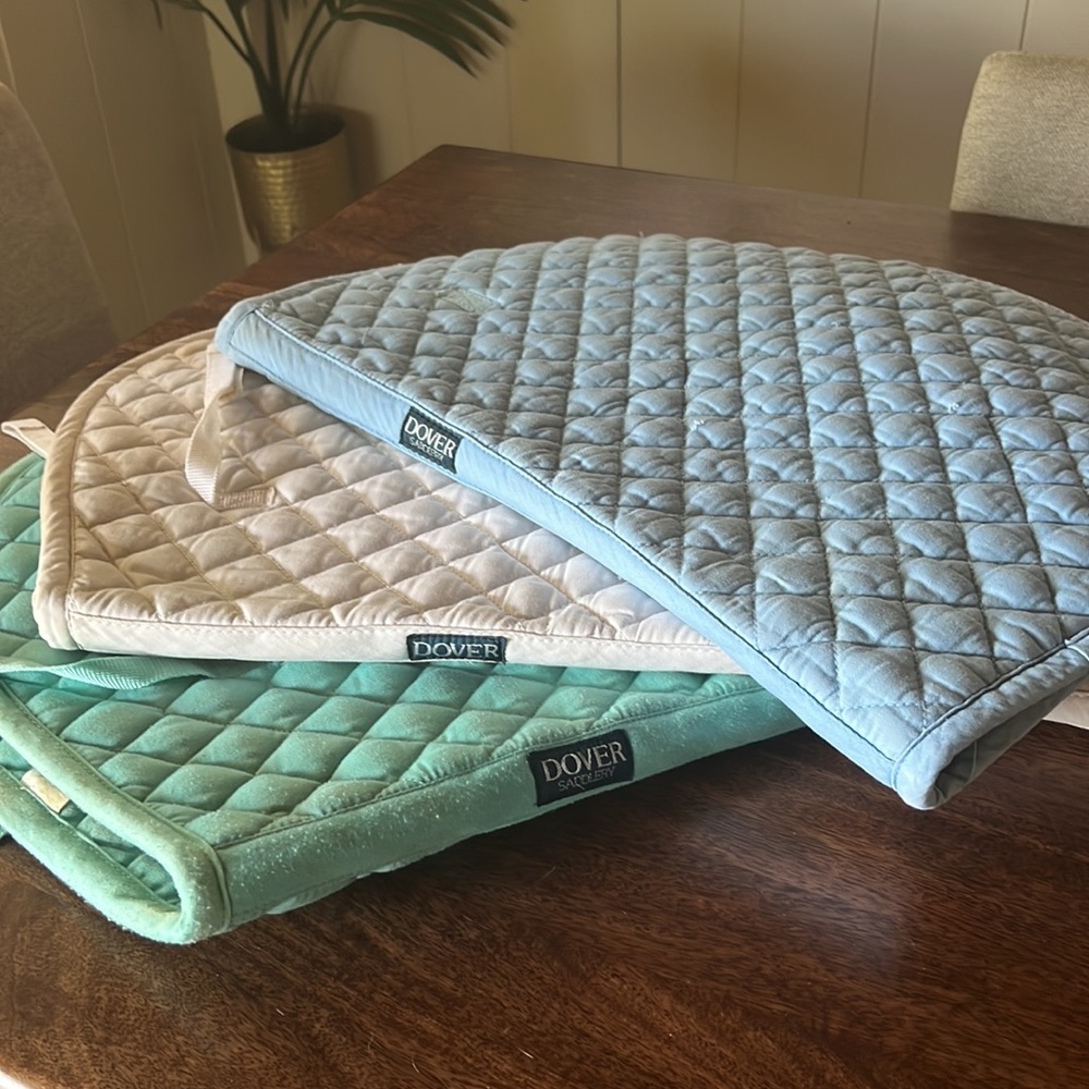 Set of Dover Saddle Pads